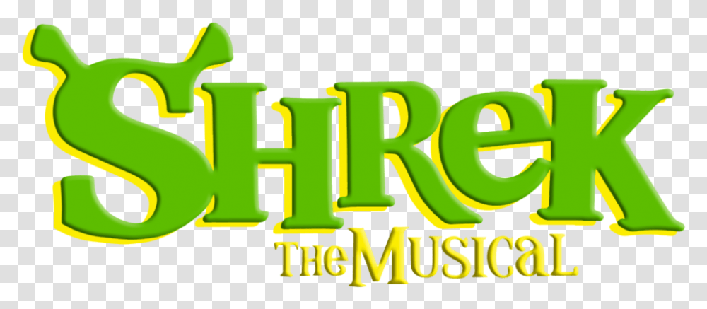 Shrek The Musical Stage Door Fine Arts Shrek The Musical Logo, Text, Word, Alphabet, Symbol Transparent Png