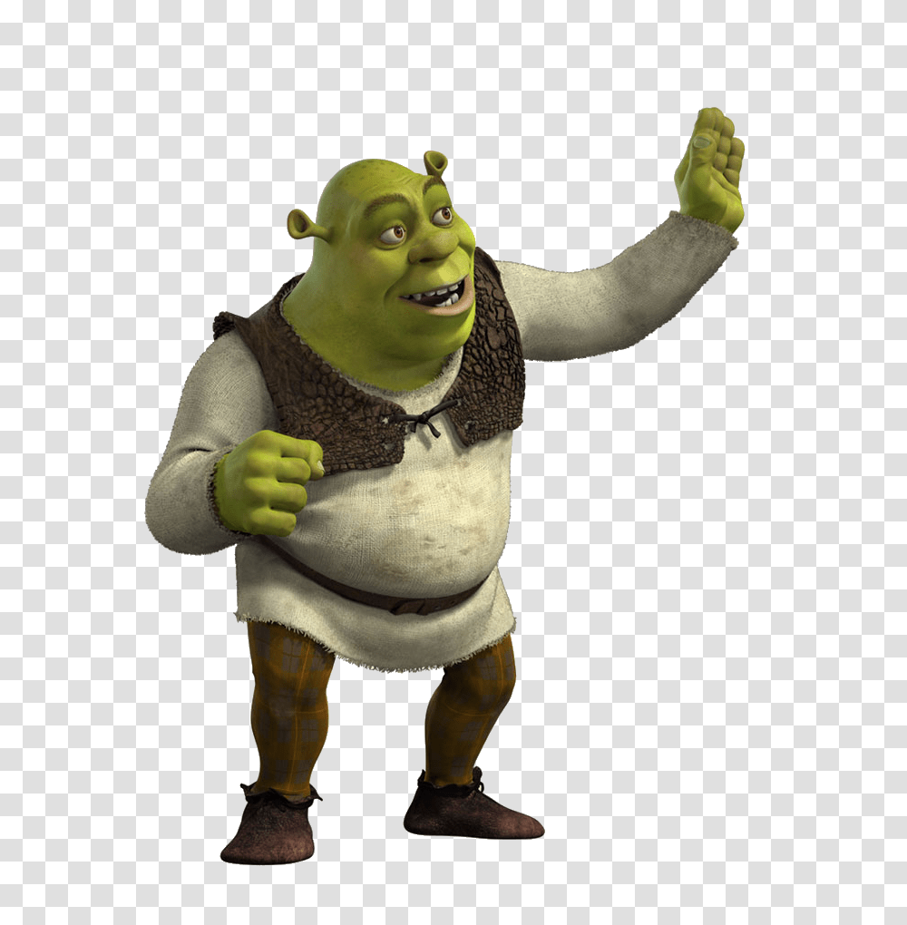 Shrek Waving, Person, Human, Hand Transparent Png
