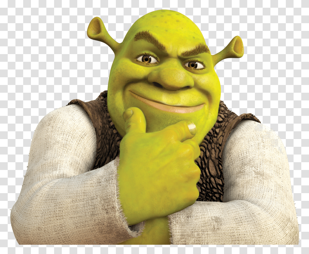 Shrek With Thumbs Up Image Shrek, Finger, Figurine, Person, Human Transparent Png