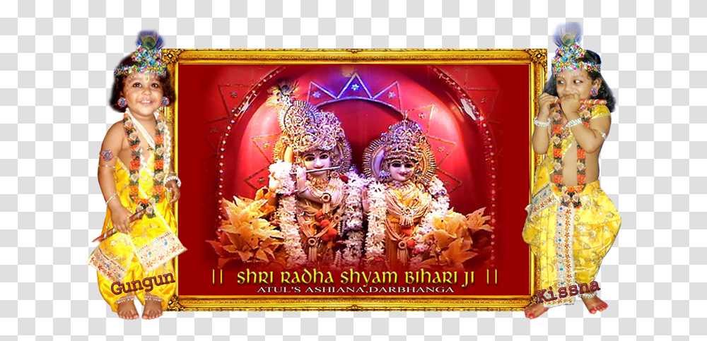 Shri Radhe Shyam Bihari Ji Religion, Person, Shop, Crowd, Window Display Transparent Png