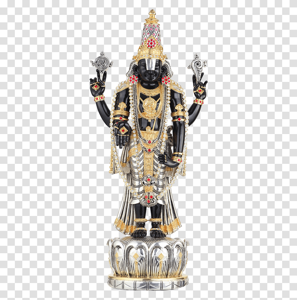 Shri Tirupati Balaji Tirupati Balaji Statue, Apparel, Costume, Jewelry Transparent Png