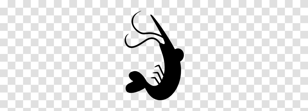 Shrimp Swimming Sticker, Stencil, Label Transparent Png