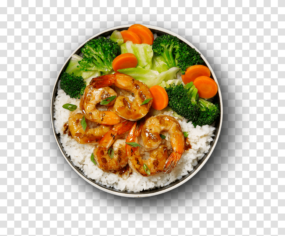 Shrimp Veggie Bowl Waba Grill Shrimp Bowl, Plant, Meal, Food, Dish Transparent Png
