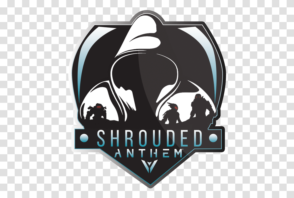 Shrouded Gaming Community Backpack, Logo, Symbol, Trademark, Person Transparent Png
