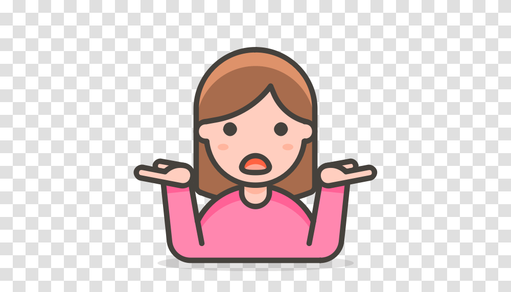 Shrugging Woman Icon, Furniture, Chair, Doodle, Drawing Transparent Png