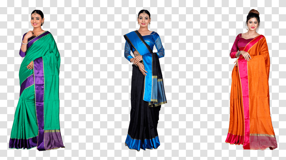 Shruthi 3 Aura Silk Saree Collections Costume, Apparel, Sleeve, Person Transparent Png