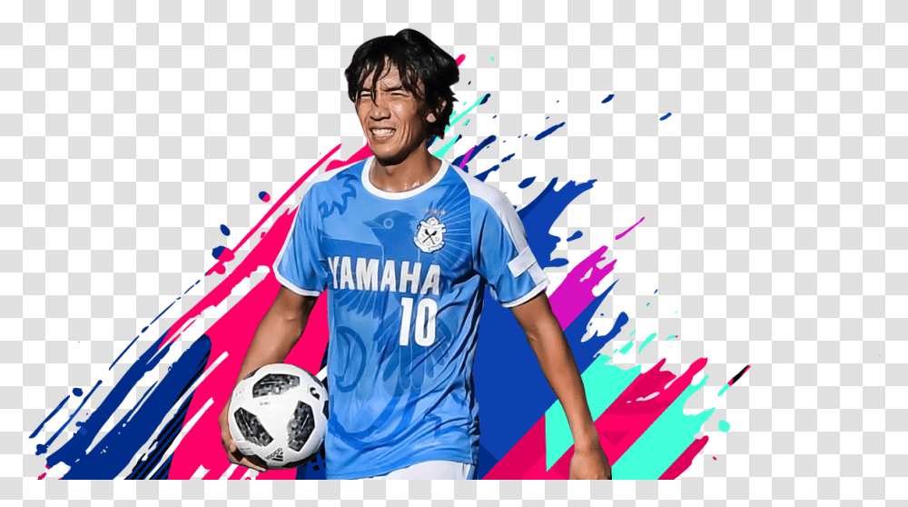 Shunsuke Nakamura Player Fifa 19 Shunsuke Nakamura, Person, Soccer Ball, Football Transparent Png