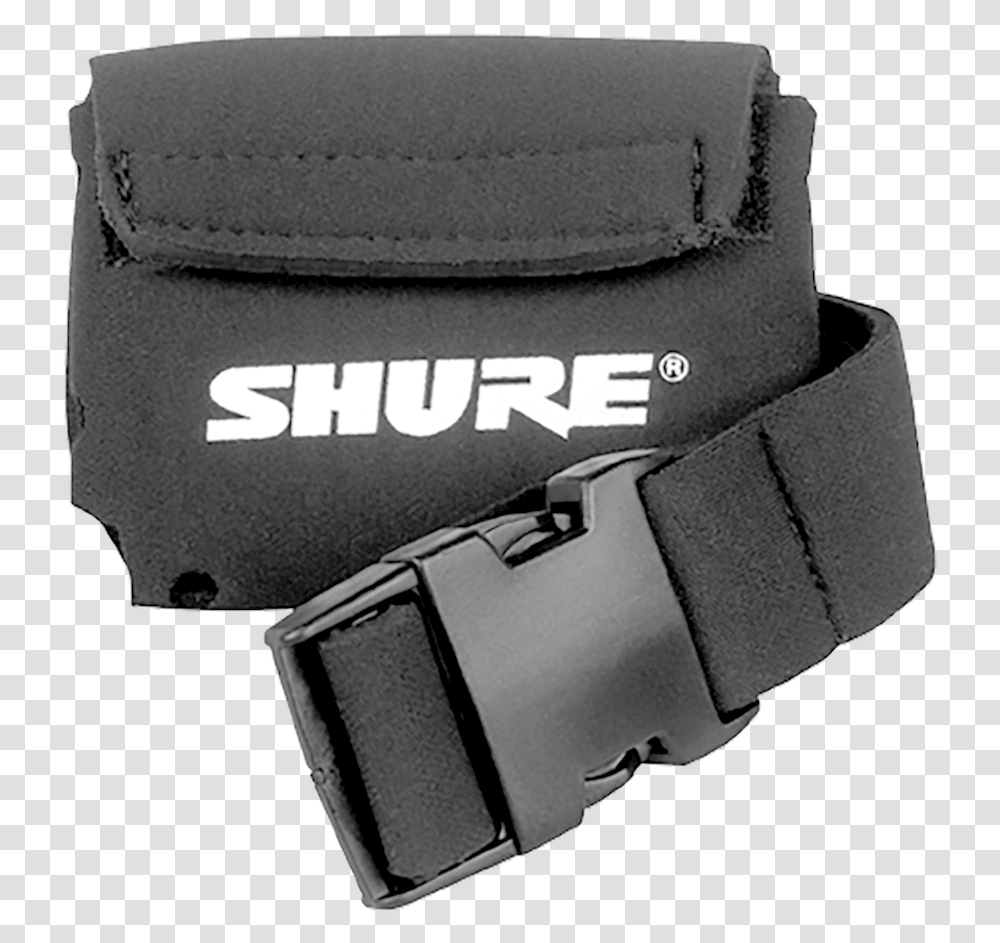 Shure Wa570a Belt Pouch For Wireless Bodypack Transmitters Shure Wireless Belt Pack, Cushion, Accessories, Accessory, Buckle Transparent Png