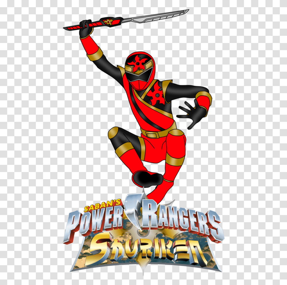 Shuriken Red By Iyuuga Shuriken Power Rangers Power Rangers Beast Morphers Logo, Person, People Transparent Png