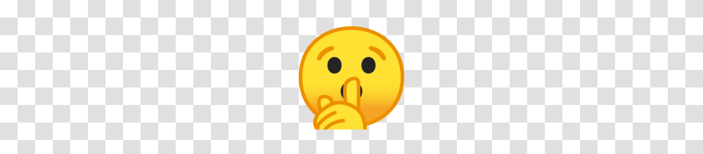 Shushing Face Emoji On Google Android, Light, Lightbulb, Rattle Transparent Png