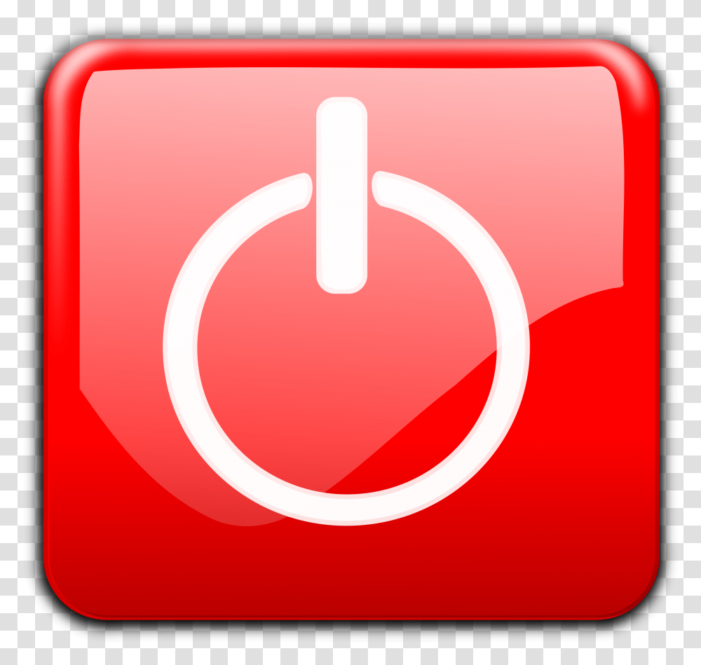 Shut Down Computer Sign, First Aid, Electronics Transparent Png