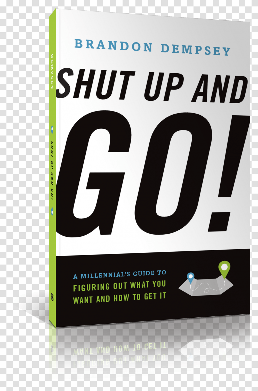 Shut Up And Go Image Book Cover, Vehicle, Transportation, License Plate Transparent Png