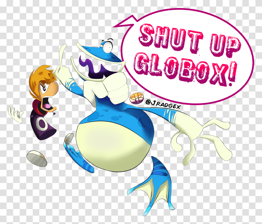 Shut Up Globox Rayman Globox, Animal, Sea Life Transparent Png