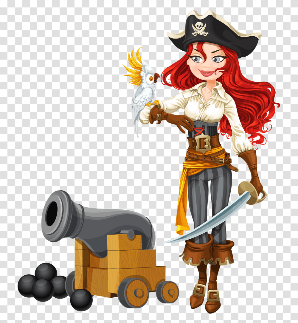 Пиратка из мультика