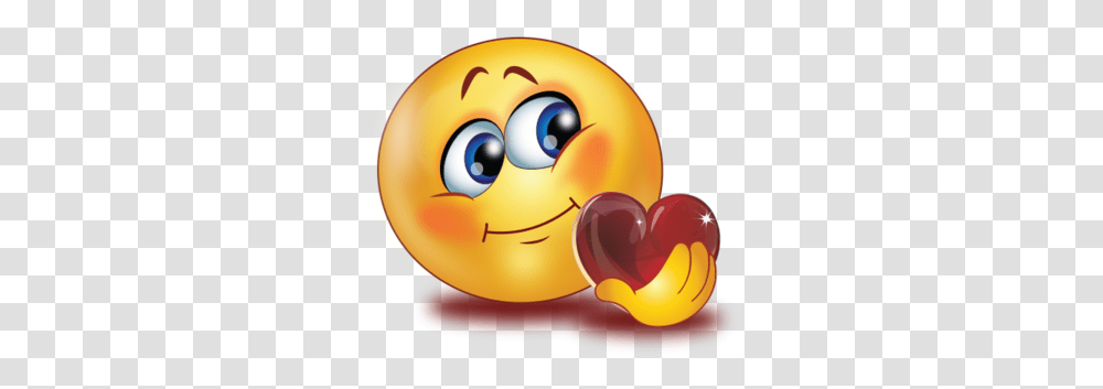 Shy Big Glossy Red Heart Emoji Emoji Gif, Toy, Pac Man, Food Transparent Png