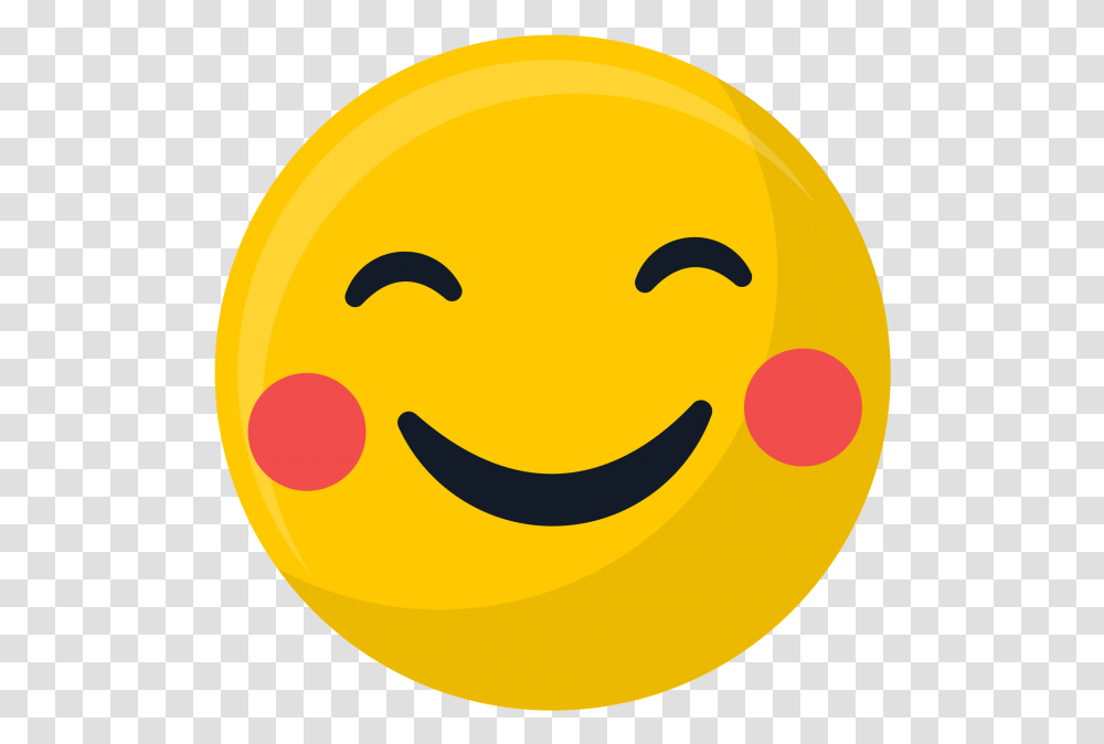 Shy Emoji Image Free Download Searchpng Smiley Face Emoji, Plant, Pac Man, Produce, Food Transparent Png