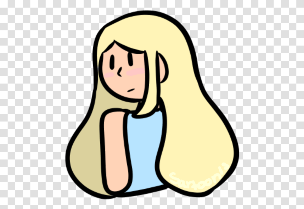 Shy Girl By Sartoonis Clip Art, Outdoors, Drawing, Head, Hand Transparent Png