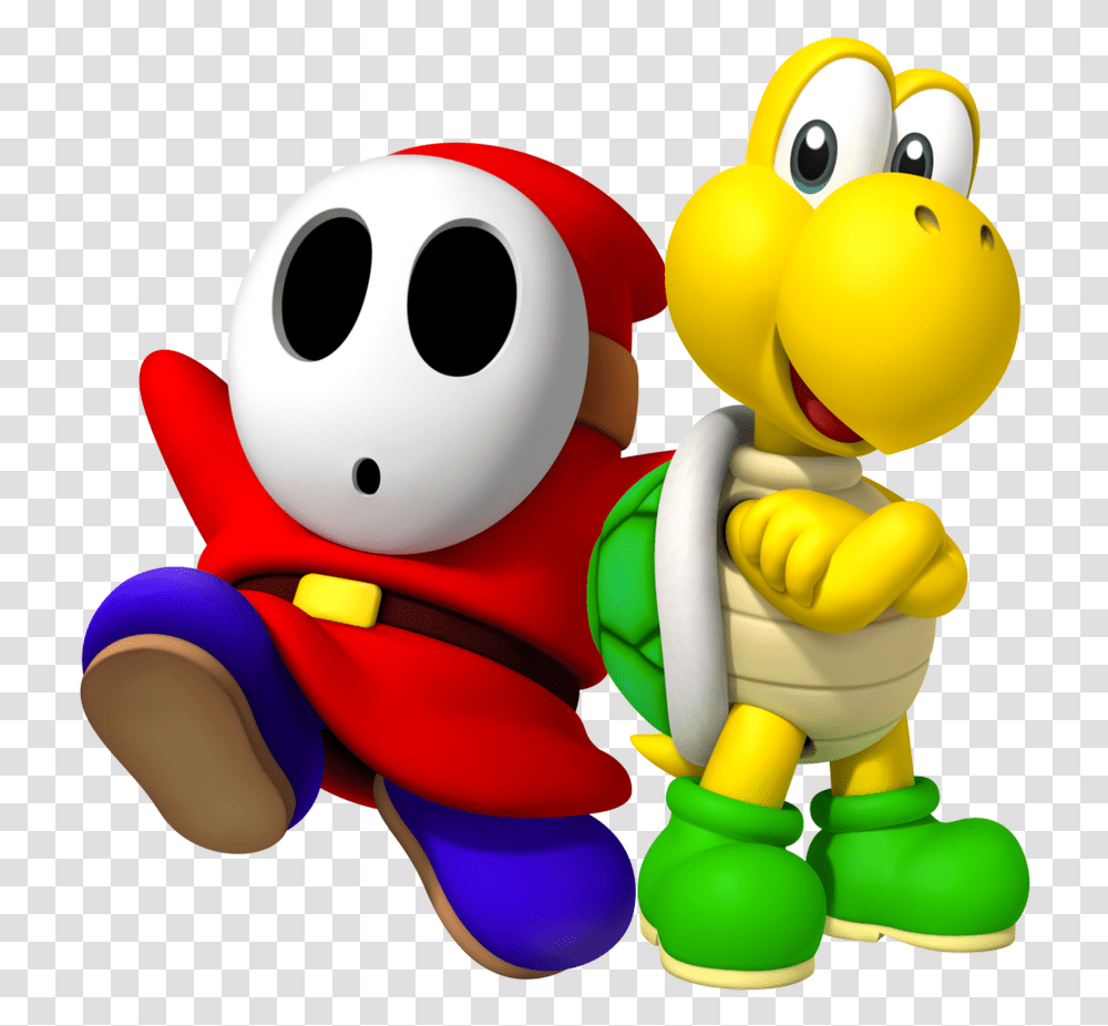 Shy Guy And Koopa Troopa, Toy, Pac Man, Robot Transparent Png