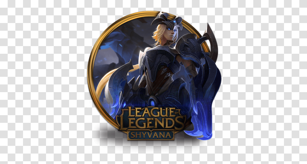 Shyvana Championship Free Icon Of League Legends Gold Championship Shyvana, Helmet, Clothing, Apparel, Person Transparent Png