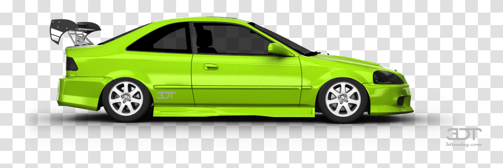 Si By Borisov Coupe Honda Civic 2000 Tuning, Wheel, Machine, Tire, Car Transparent Png