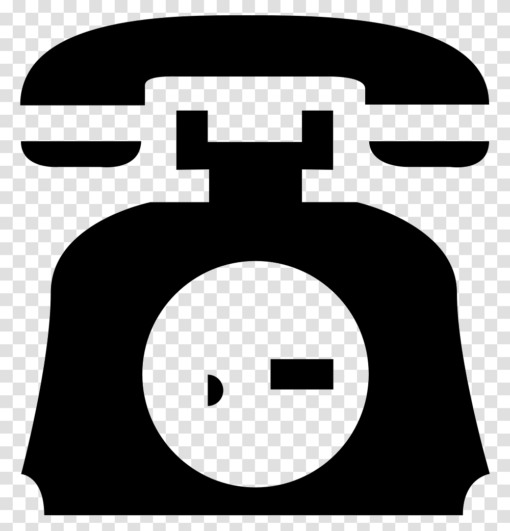 Si Glyph Old Phone, Stencil, Cross, Adapter Transparent Png