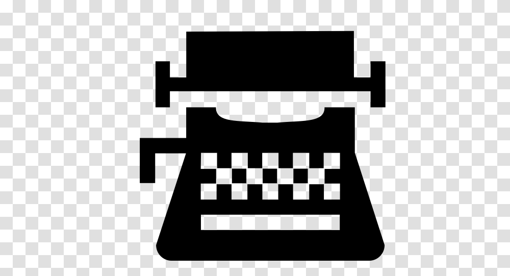 Si Glyph Typewriter Icon With And Vector Format For Free, Gray, World Of Warcraft Transparent Png