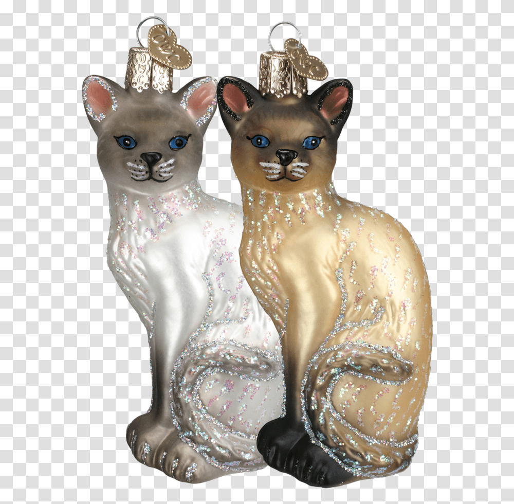 Siamese Cat Christmas Ornament, Pet, Animal, Mammal, Egyptian Cat Transparent Png
