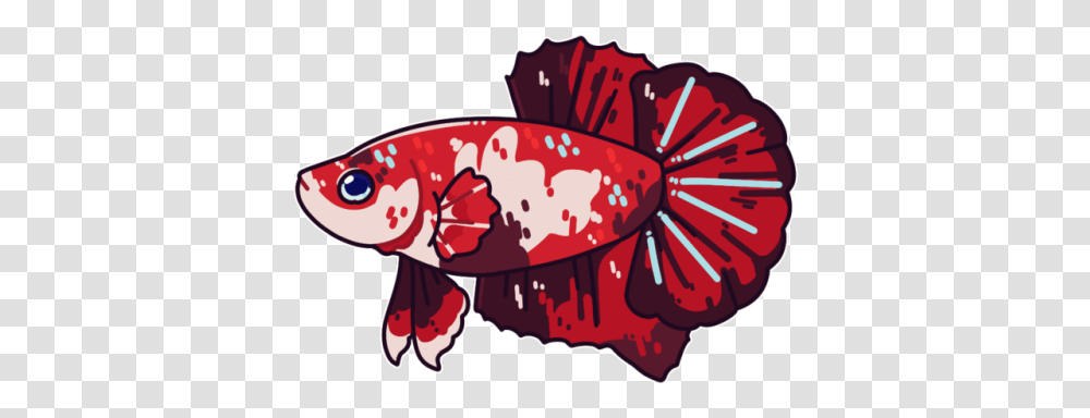 Siamese Fighting Fish Logo Ikan Cupang 3d, Animal, Sea Life, Seafood, Coho Transparent Png