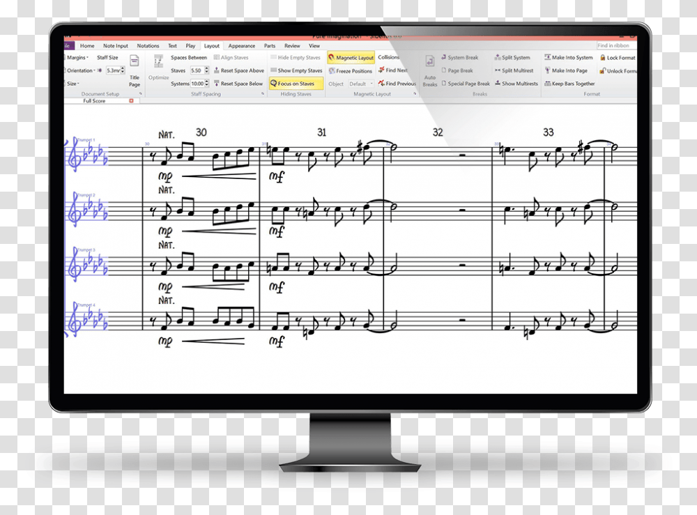 Sibelius Ultimate Subscriptions Music Notation Avid Sibelius Ultimate, Monitor, Screen, Electronics, Display Transparent Png