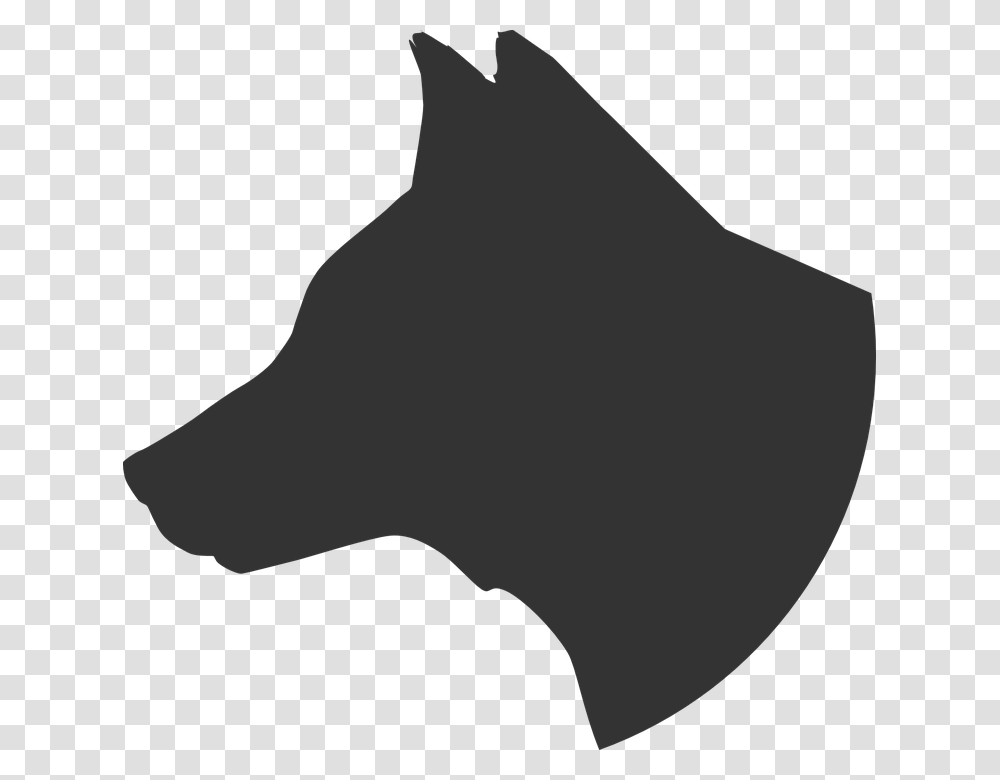 Siberian Husky Head Silhouette, Sea Life, Animal, Mammal, Fish Transparent Png