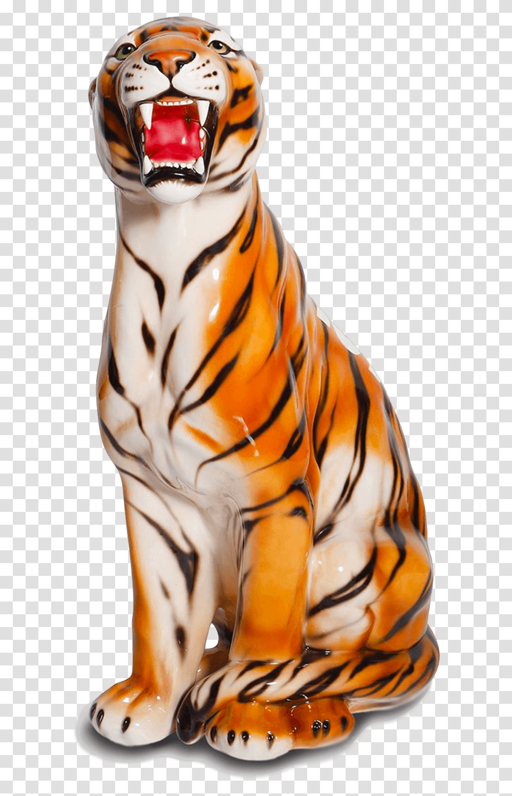 Siberian Tiger, Ornament, Animal, Mammal, Figurine Transparent Png