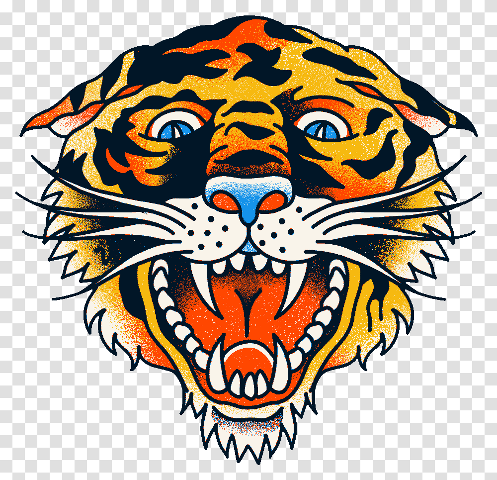 Siberian Tiger, Ornament, Pattern Transparent Png