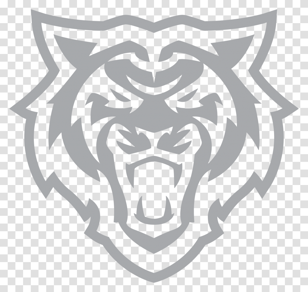 Siberian Tiger, Stencil, Emblem Transparent Png