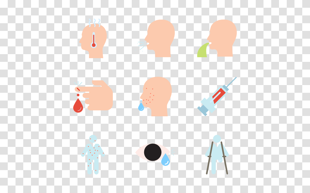 Sick Icons, Person, Audience, Crowd Transparent Png