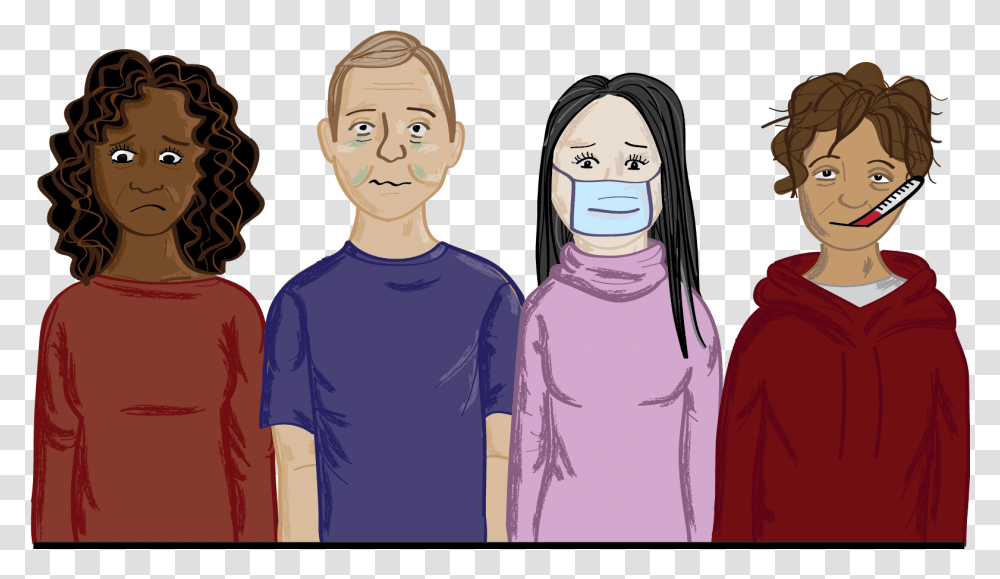 Sick People Clipart Group Of Sick People, Sleeve, Long Sleeve, Person Transparent Png