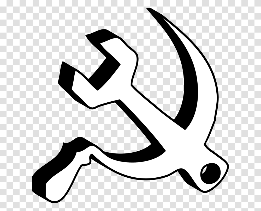 Sickle Spanners Flag Line Art, Axe, Tool, Hook, Anchor Transparent Png