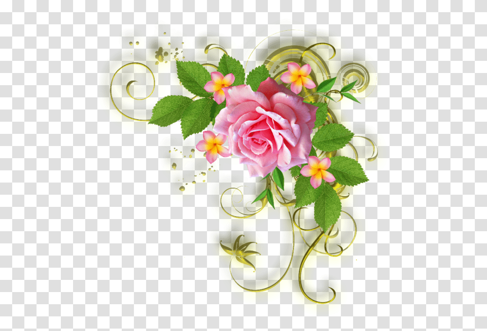 Side Border Flower Design, Plant, Ornament Transparent Png