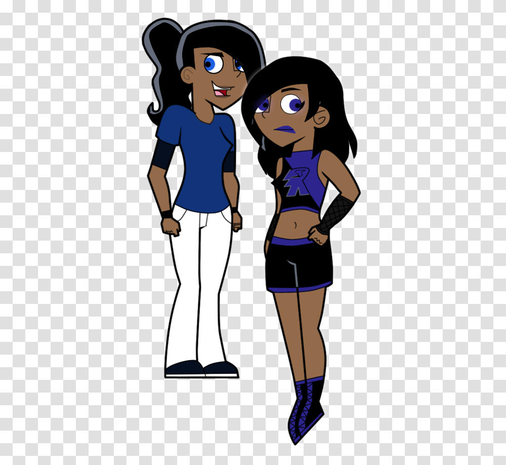 Side By Side Ravens Cartoon, Person, People, Standing, Family Transparent Png