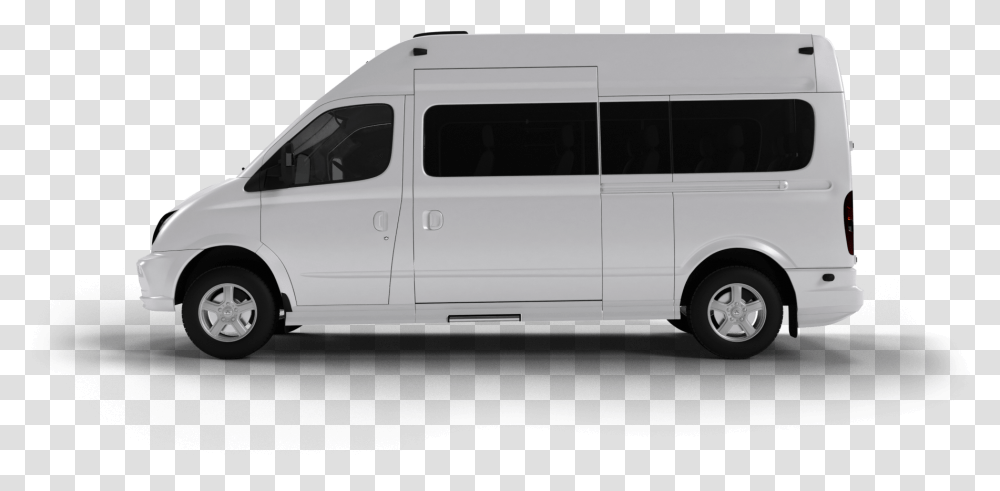 Side Compact Van, Minibus, Vehicle, Transportation, Caravan Transparent Png