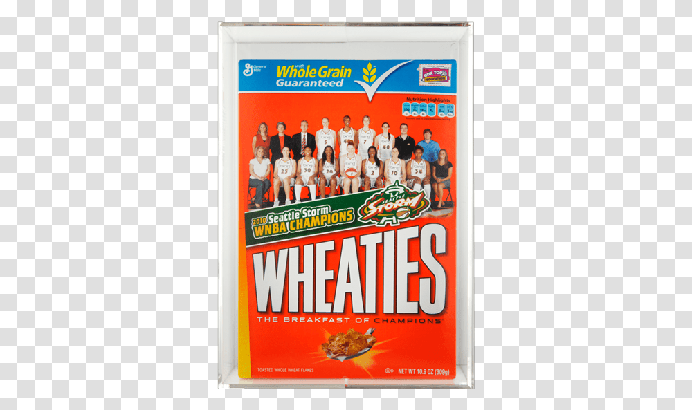 Side Of Wheaties Box, Poster, Advertisement, Person Transparent Png