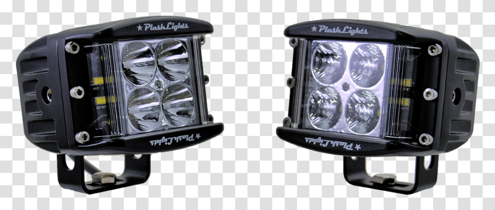 Side Shooting Led Cube LightsClass Car Subwoofer, Headlight, Wristwatch, Camera, Electronics Transparent Png