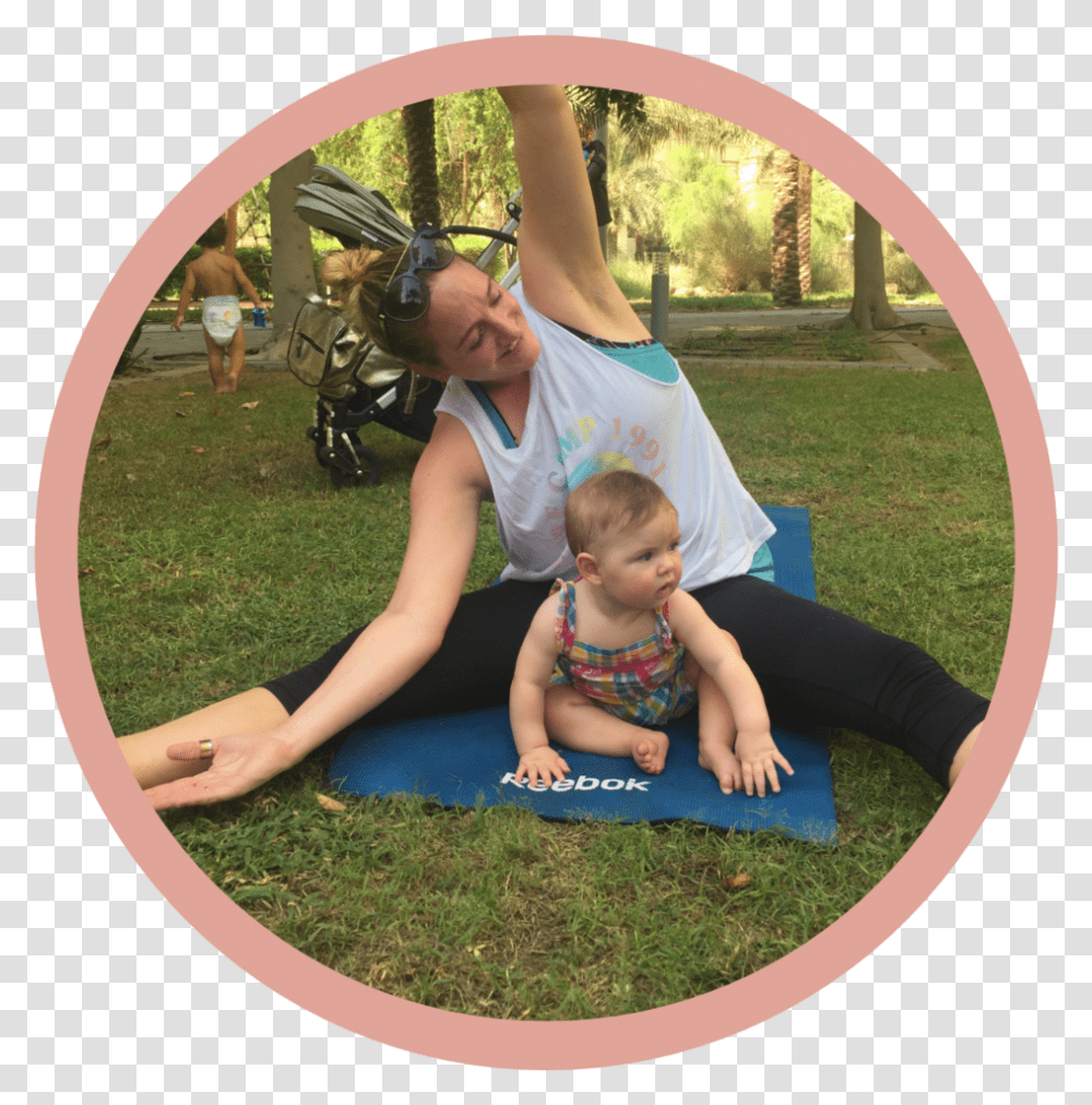 Side Stretch Toddler, Person, Grass, Plant, Fisheye Transparent Png