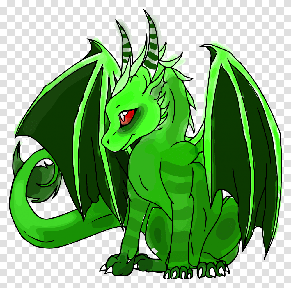 Side View Colorful Dragon Clipart Baby Cute Green Dragon, Photography Transparent Png