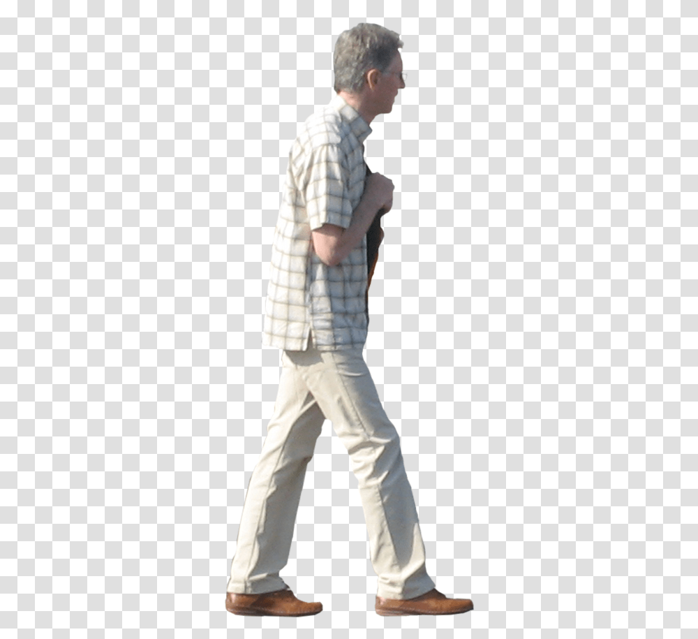 Side View Of A Person Standing Man Standing Side, Clothing, Sleeve, Female, Long Sleeve Transparent Png