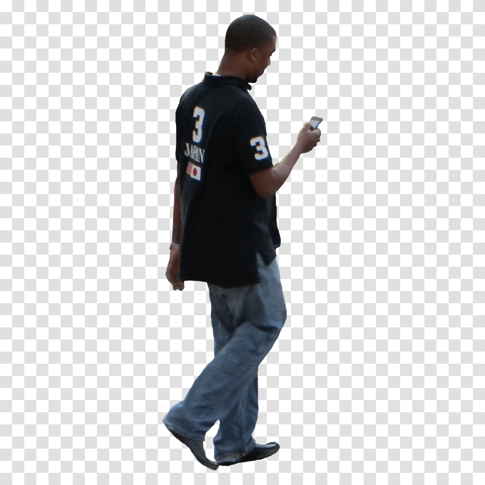 Side View Of A Person Standing Side View, Sleeve, Long Sleeve, Finger Transparent Png