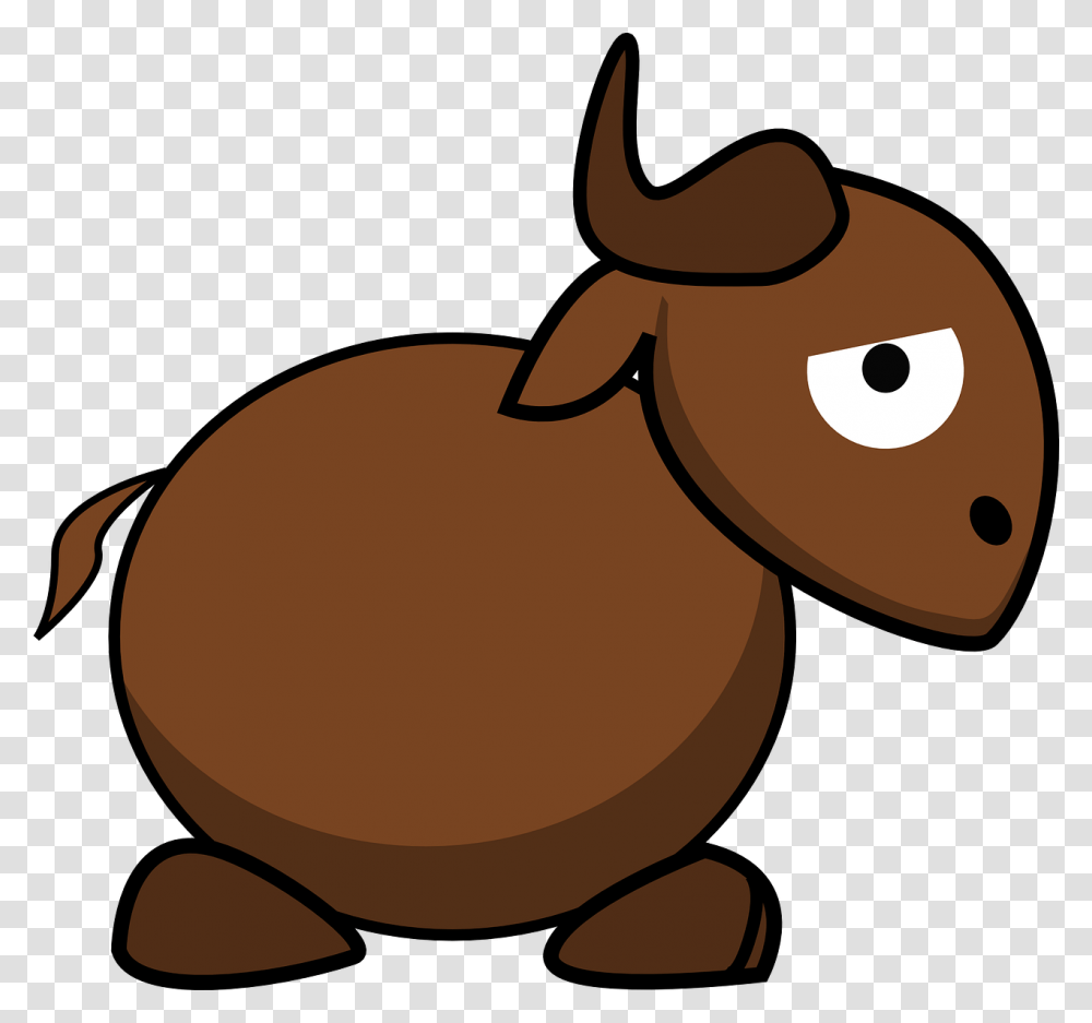 Side View Of Cartoon Animals, Mammal, Wildlife, Buffalo Transparent Png