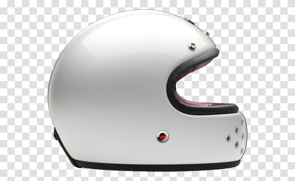 Side View Of Ruby Full Face Gabriel Helmet Elastic Visor Full Face Helmet, Apparel, Crash Helmet, Mouse Transparent Png