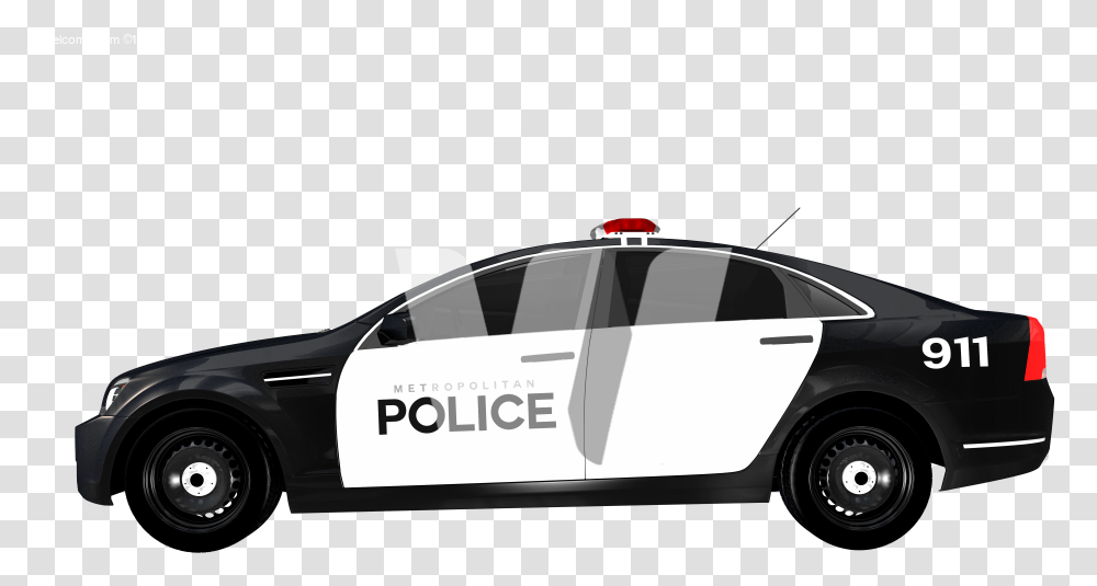 Side View Police Car Police Car Icon Side, Vehicle, Transportation, Automobile, Wheel Transparent Png