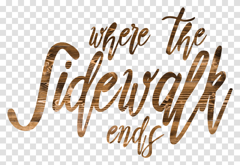 Side Walk Calligraphy, Handwriting, Letter Transparent Png