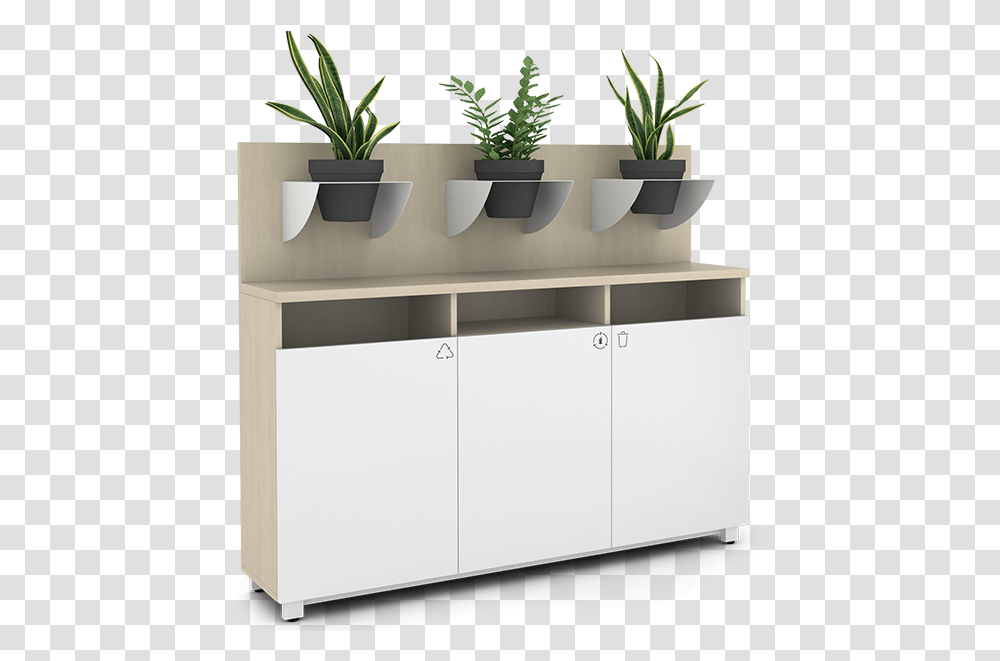 Sideboard, Furniture, Plant, Potted Plant, Vase Transparent Png